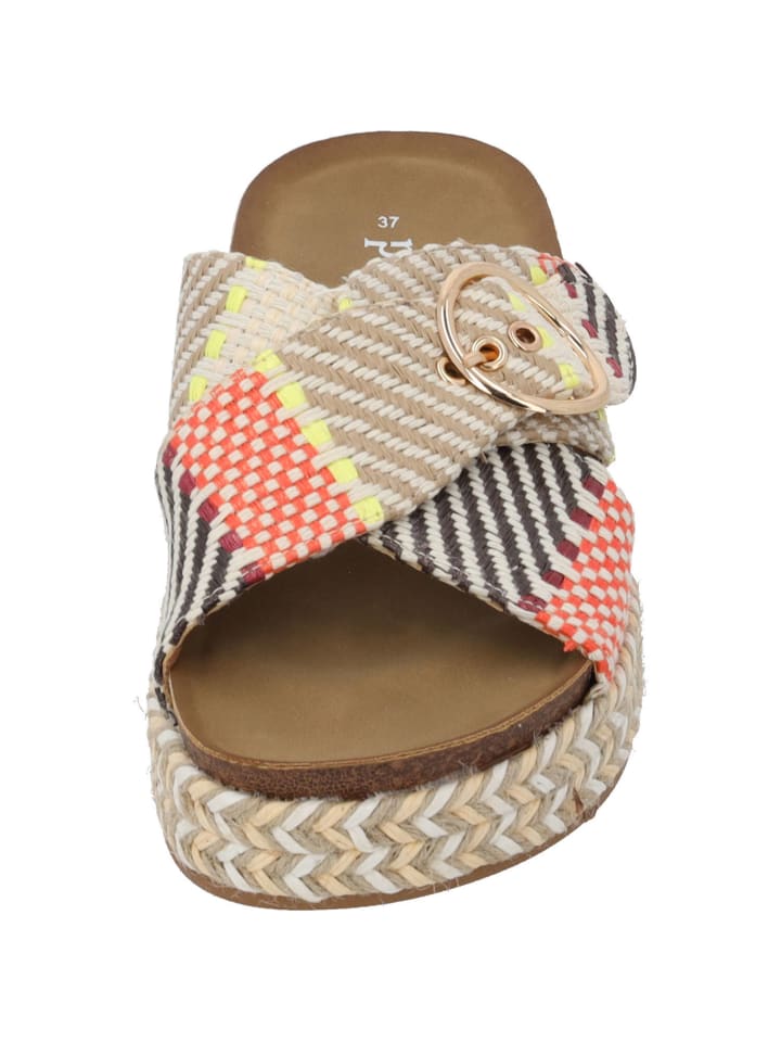 palado Plateau-Pantoletten in Beige günstig kaufen