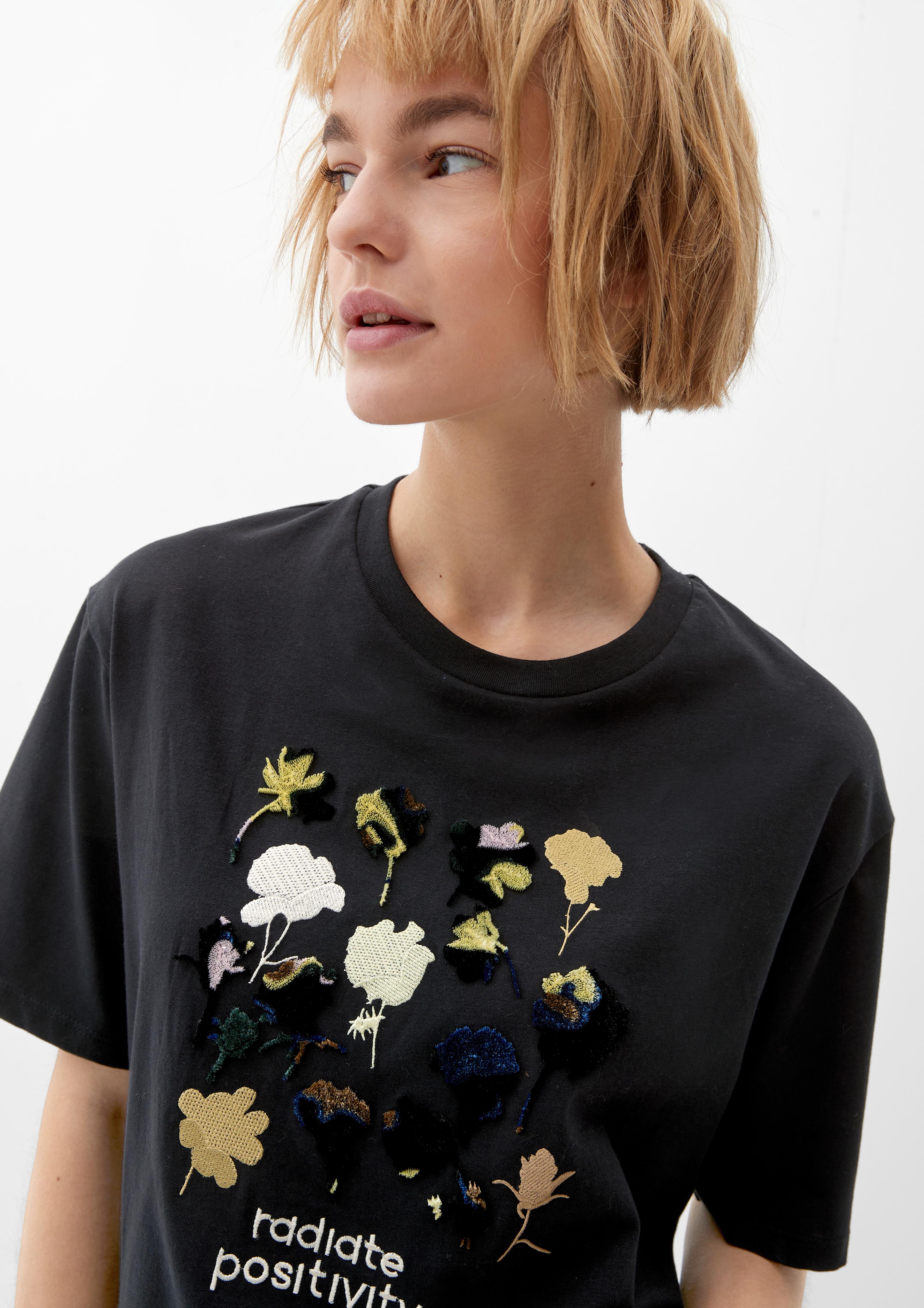 Bedrucktes T-Shirt aus Baumwolle  2122520-99D2