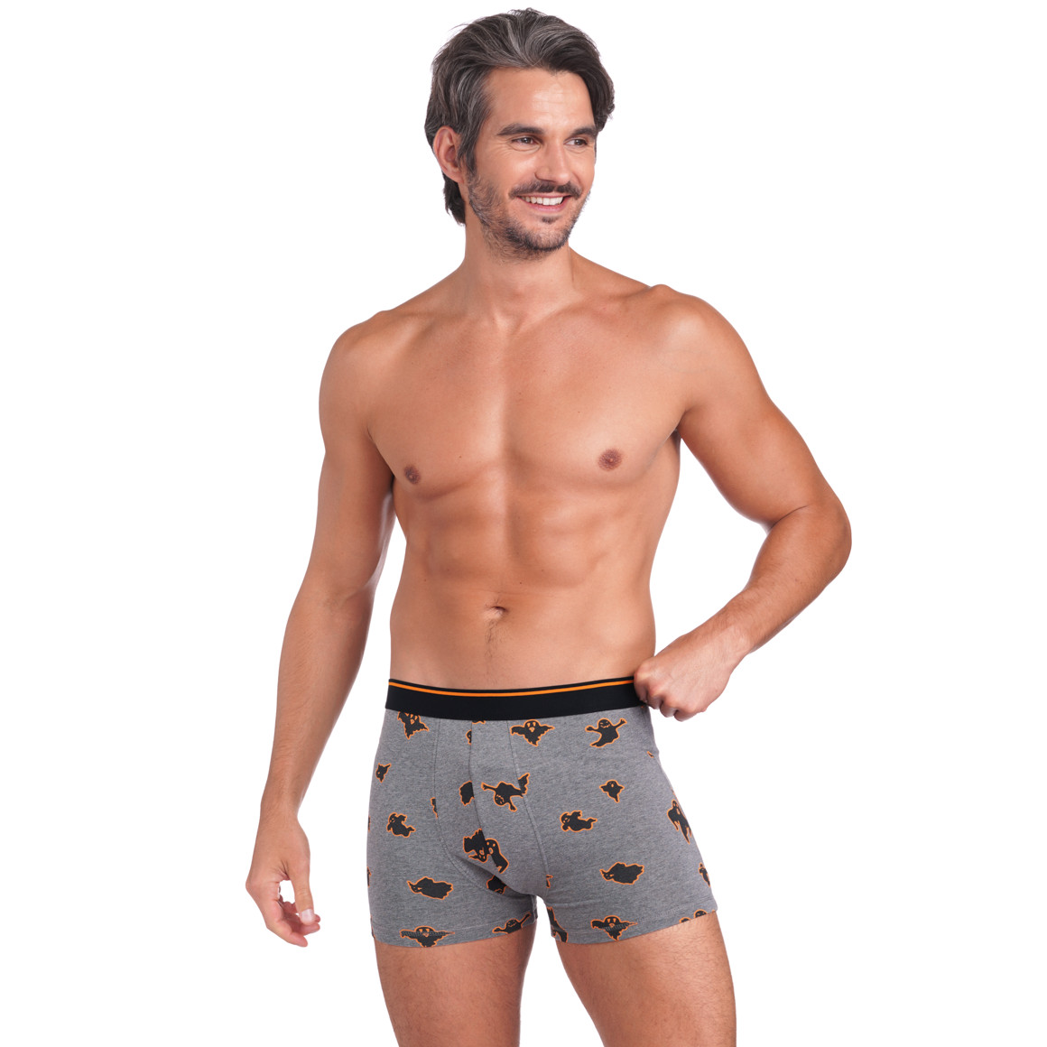 Herren Retroshorts im Halloween-Design