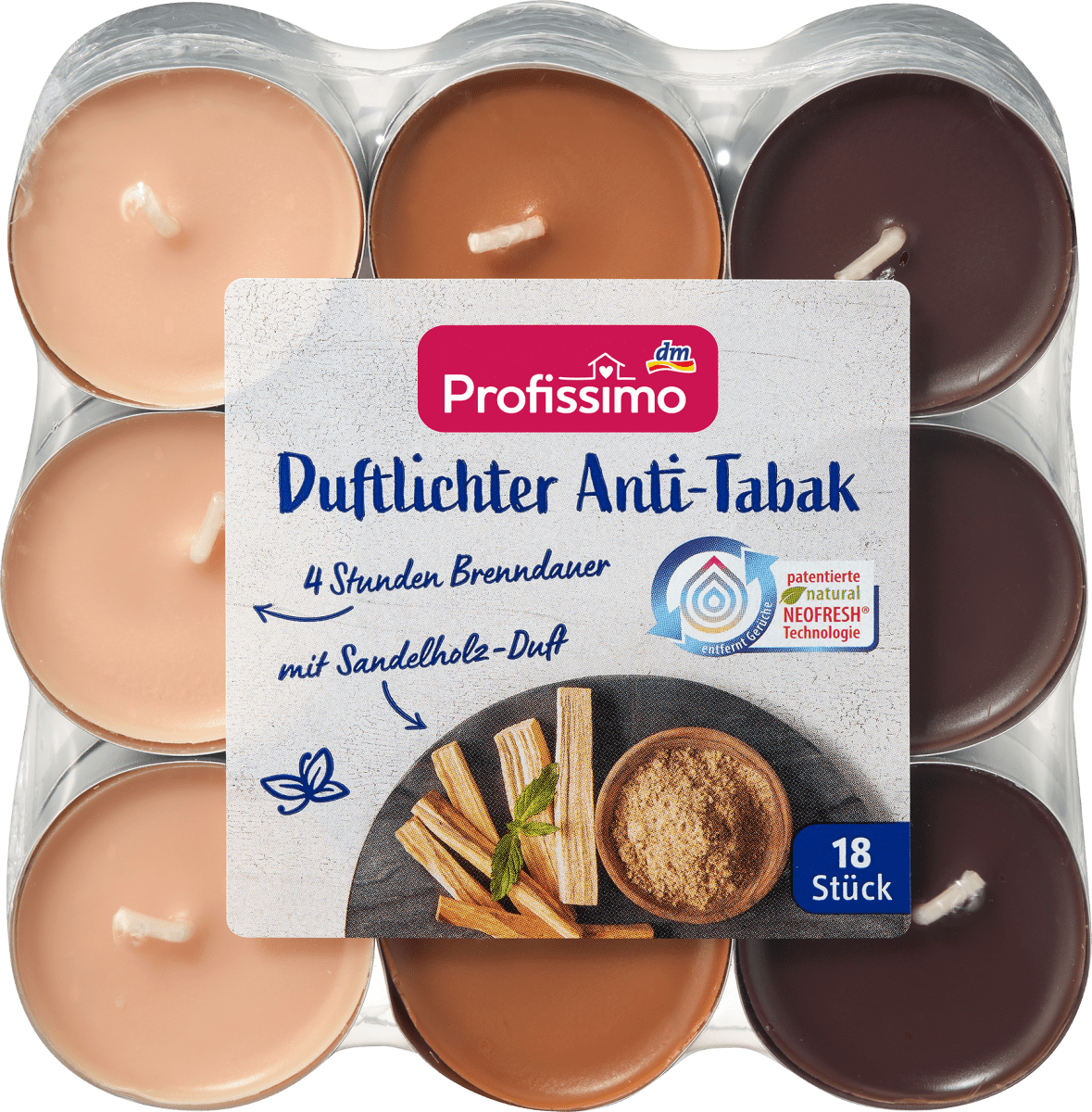 Duftlichter Anti Tabak, 18 St