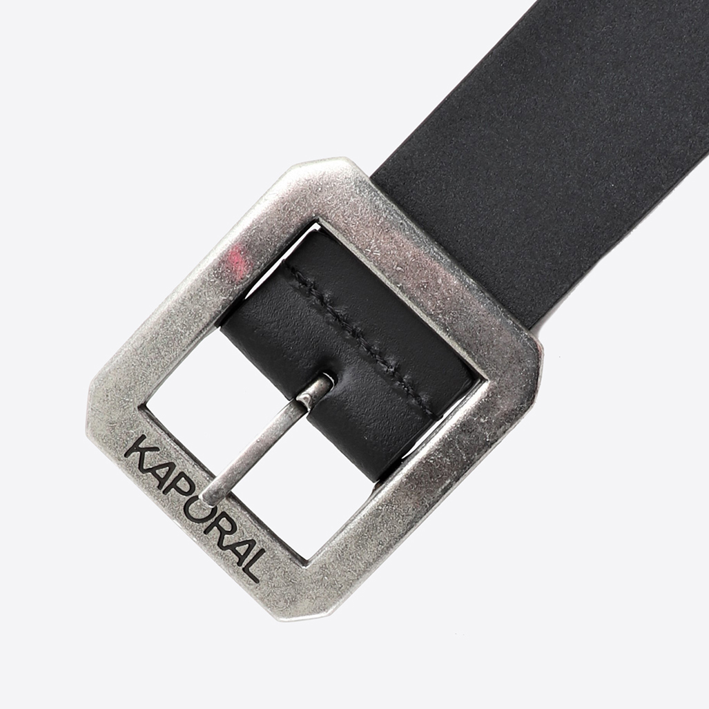 BOLDY  Ceinture en cuir noir Femme
