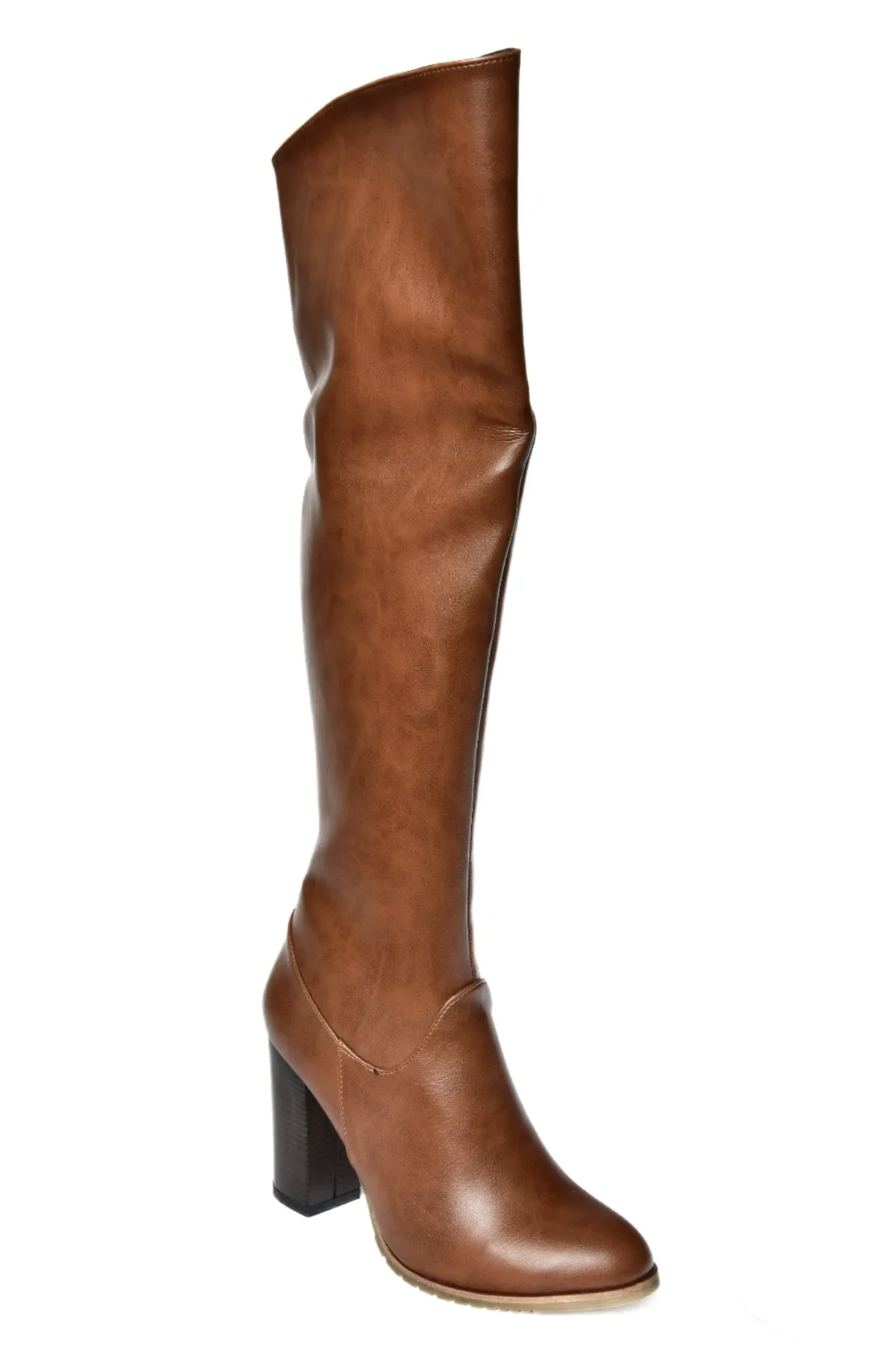 Fox Shoes  Hellbraune Damenstiefel A654018009