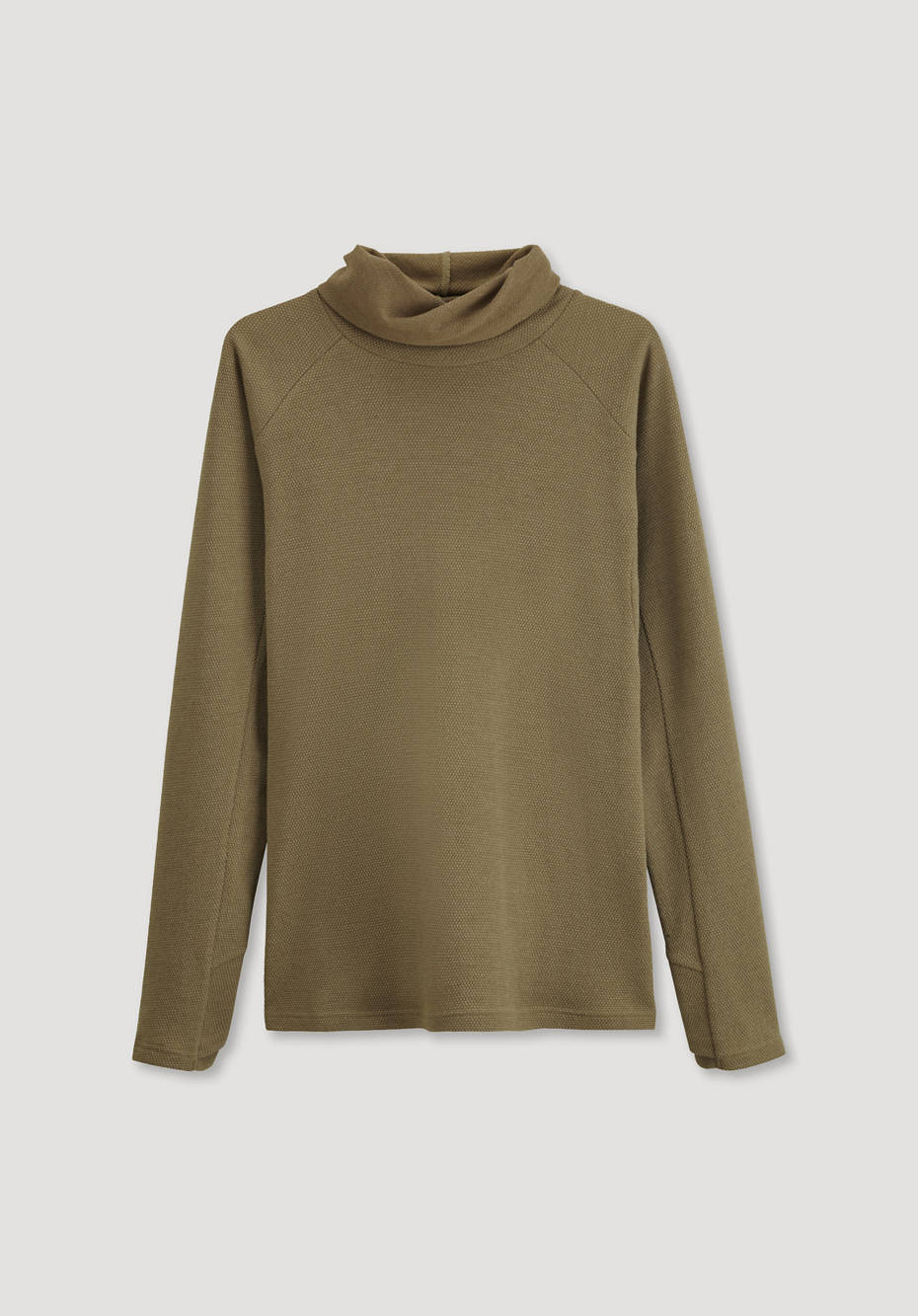 Performance-Shirt aus Bio-Merinowolle mit Bio-Baumwolle