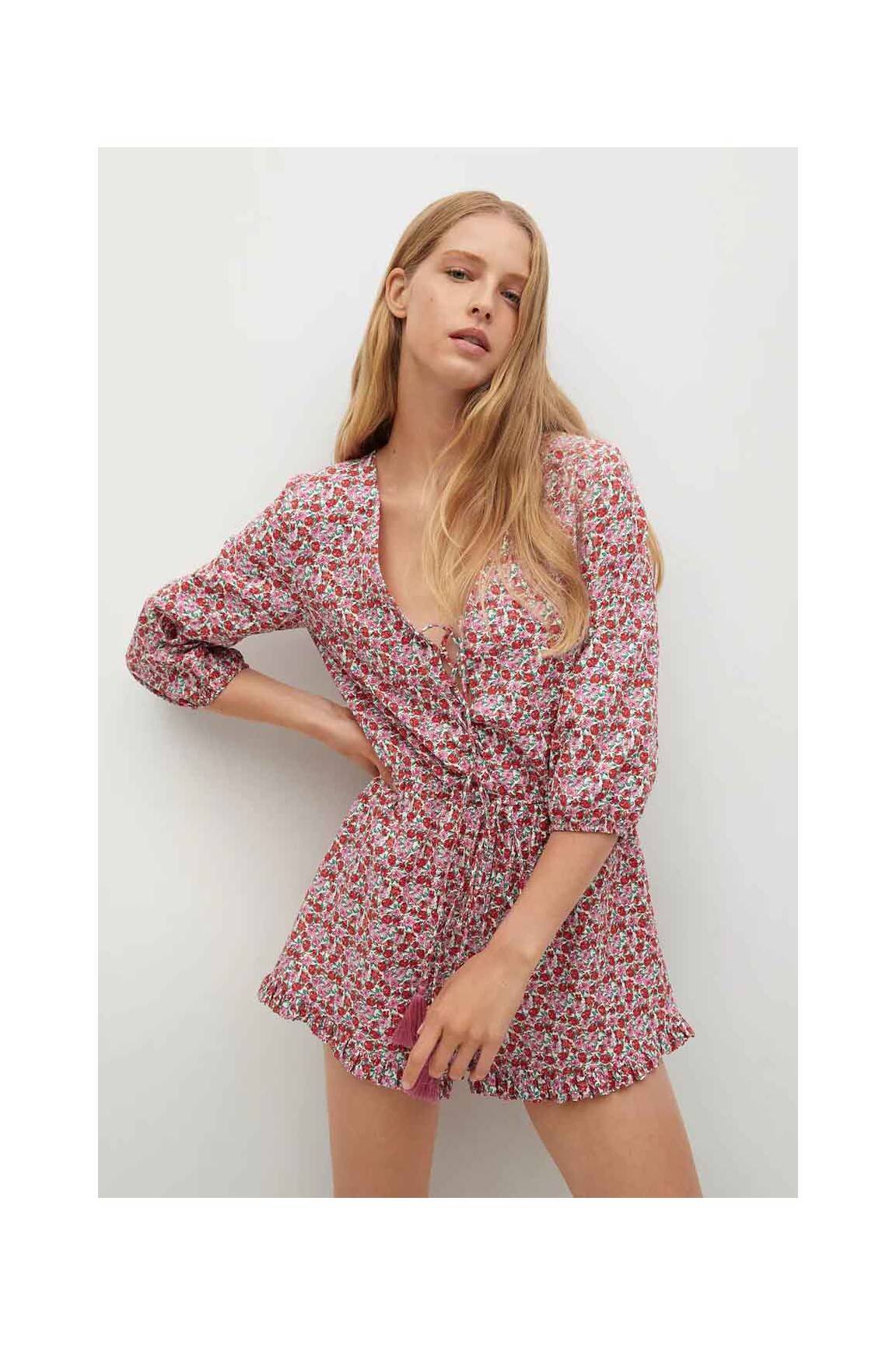 Mango Combi Shorts Femme couleur rose