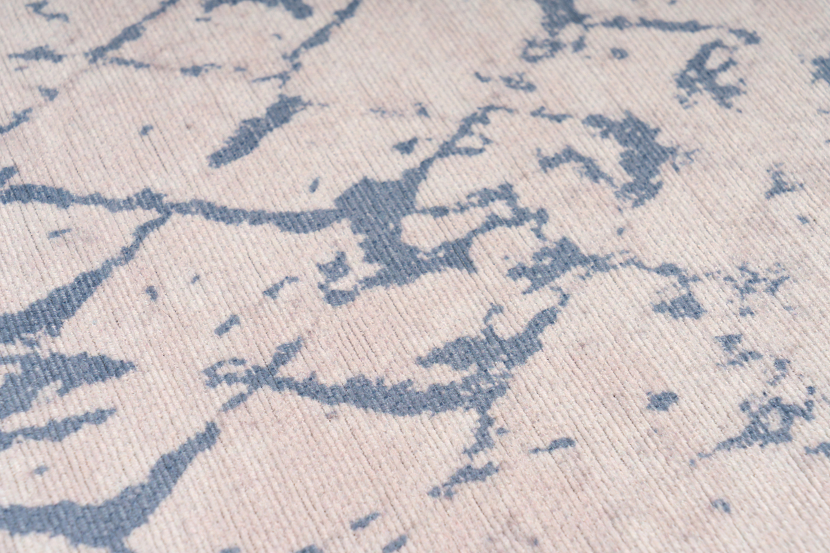 Arte Espina Teppich Peron 400 Weiß / Blau