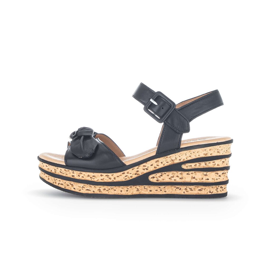 Gabor fashion Keilsandalette schwarz
