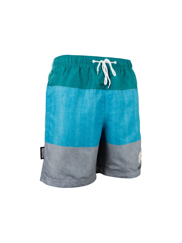 GUGGEN MOUNTAIN Badehose für Herren in grün in blau günstig kaufen XXL