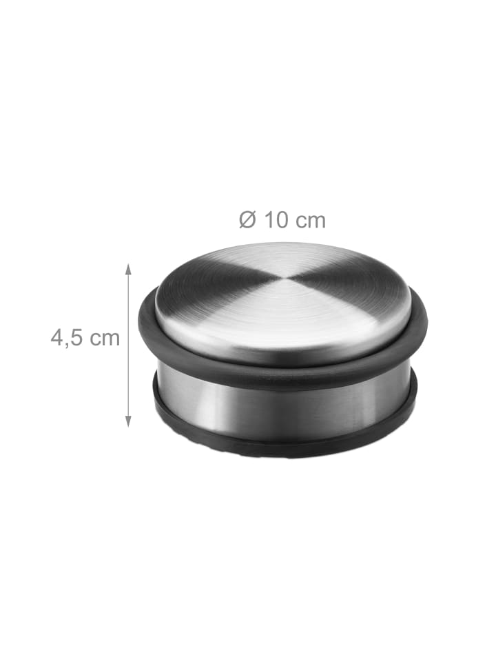 relaxdays Türstopper in Silber - (H)4,5 x Ø10 cm günstig kaufen onesize