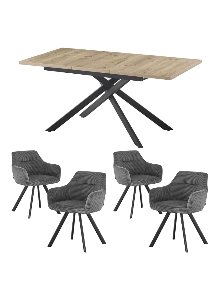 B&D Home 5-tlg. Set: Essgruppe Silas in Sandeiche günstig kaufen onesize