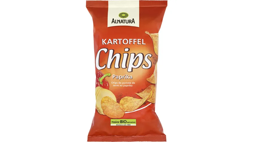 Alnatura Bio Kartoffelchips Paprika 125 g