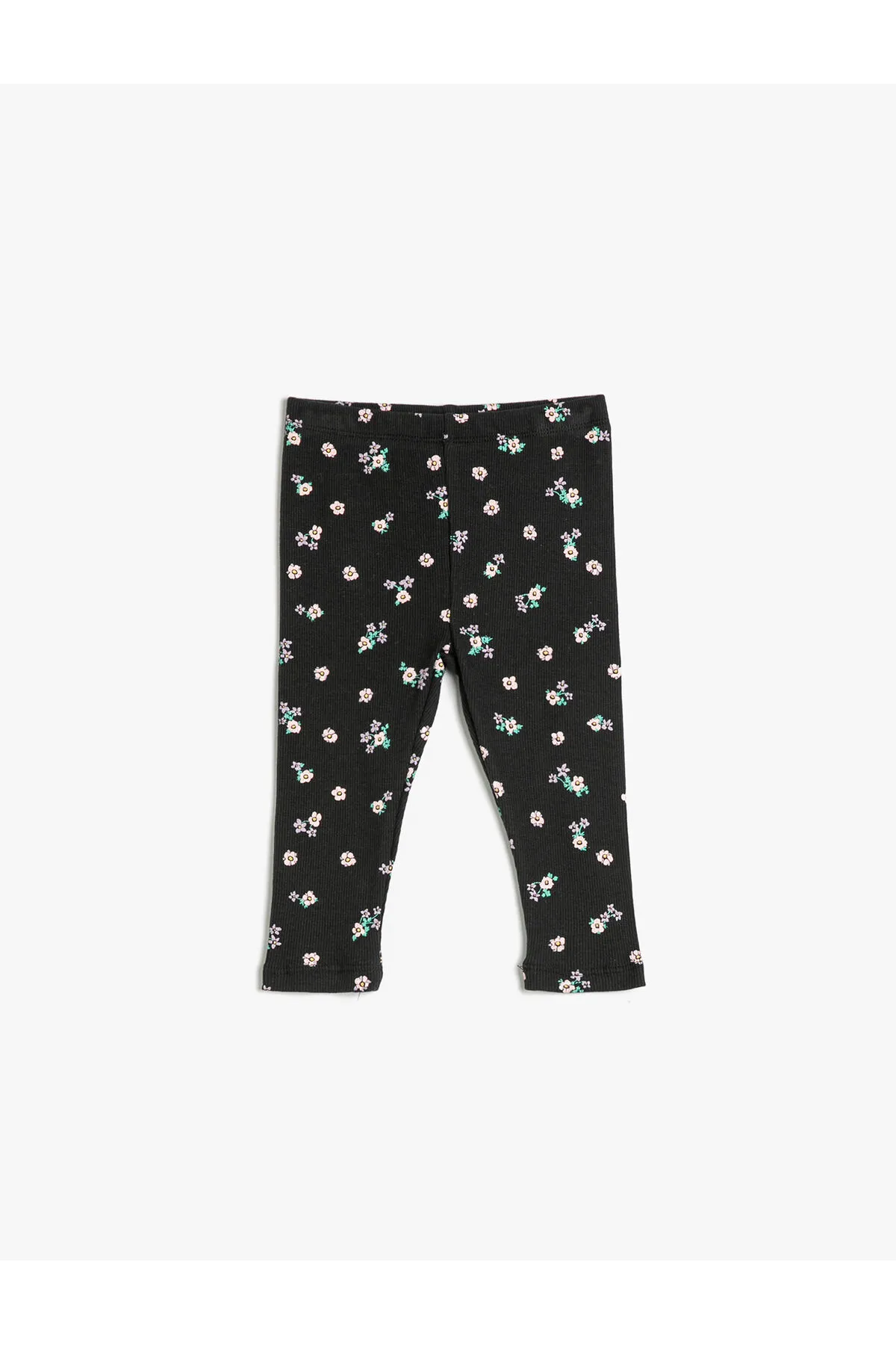 Koton  Leggings mit floraler Schleife und detaillierter Cord-Baumwolle