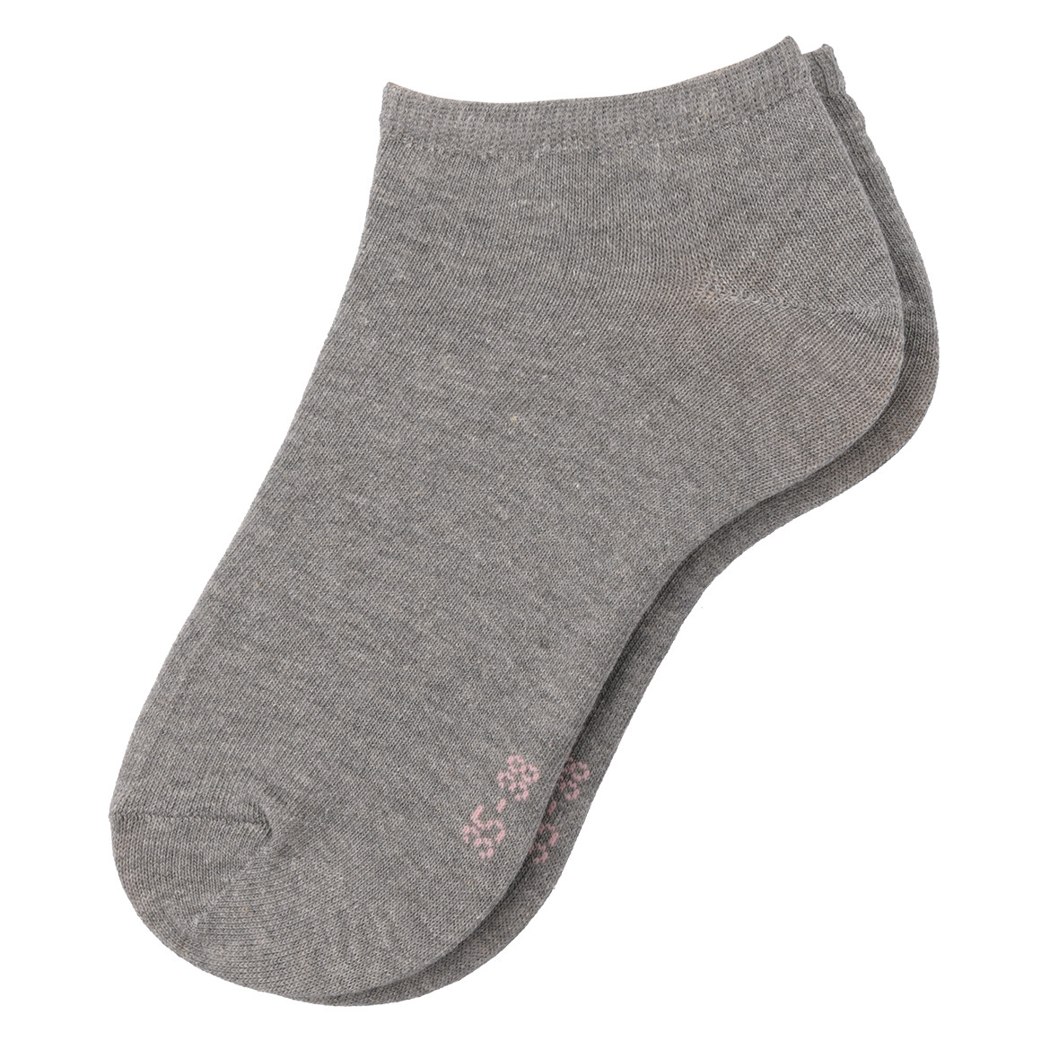 6 Paar Damen Sneaker-Socken unifarben