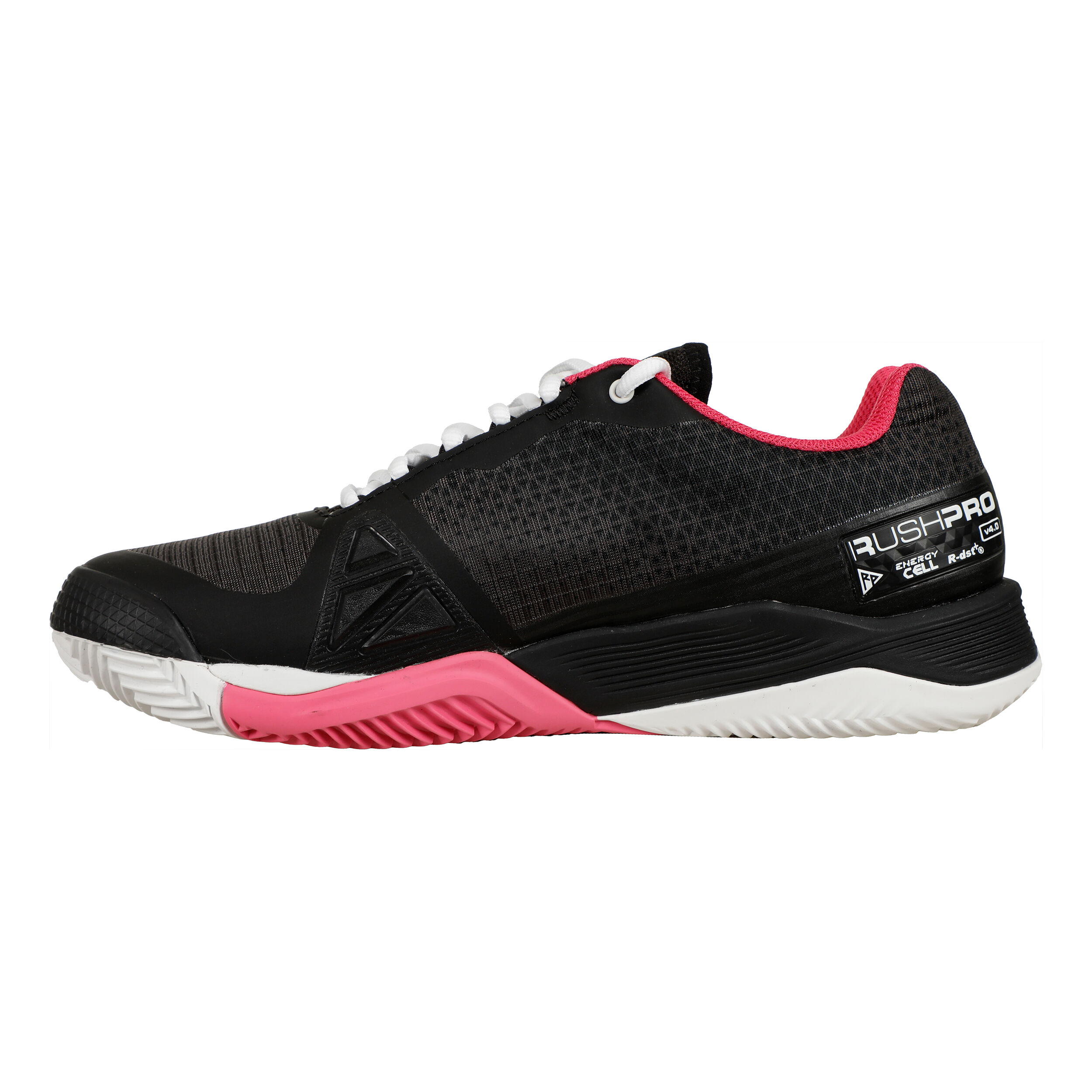 Rush Pro 4.0 CLY Sandplatzschuh Damen - Schwarz, Weiß
