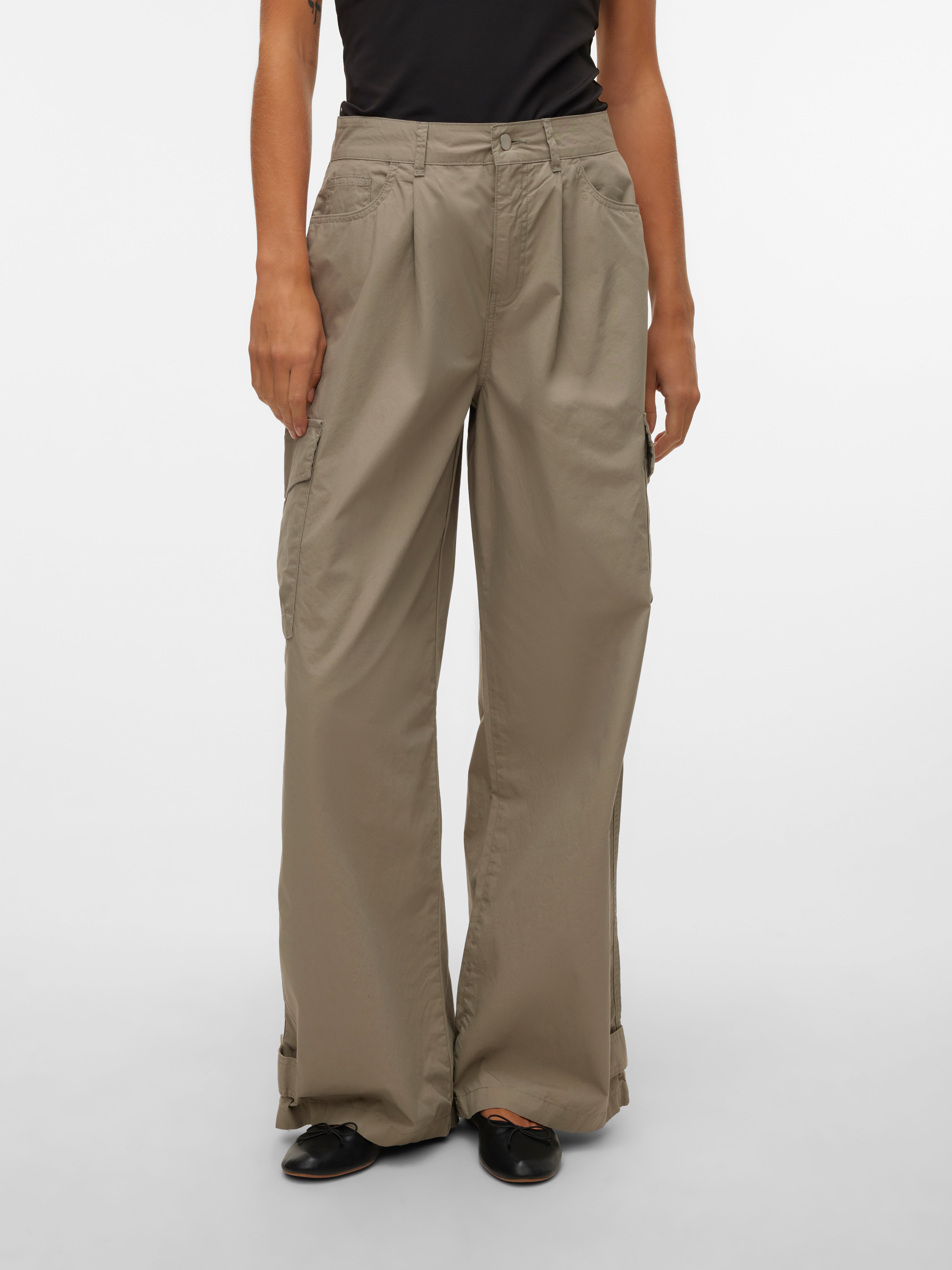 VMDILLON Hohe Taille Cargohose