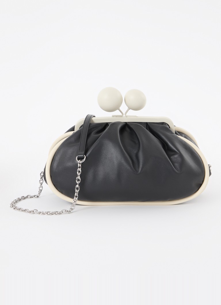 MaxMara  Milva crossbodytas van leer met afneembare schouderriem