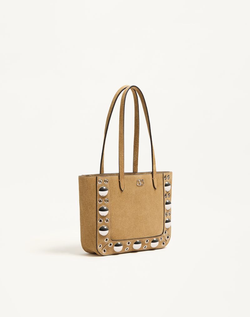 Valentino Garavani Nellcôte Mini Ruskind Shopping Bag