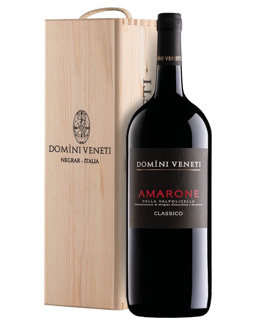 Amarone della Valpolicella Classico DOCG 2018 Domini Veneti Magnum 1,5 ℓ, Caisse bois