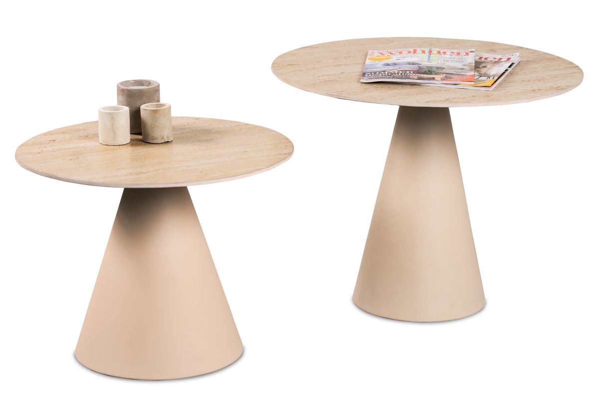 M2 Couchtisch-Set Stina Creme