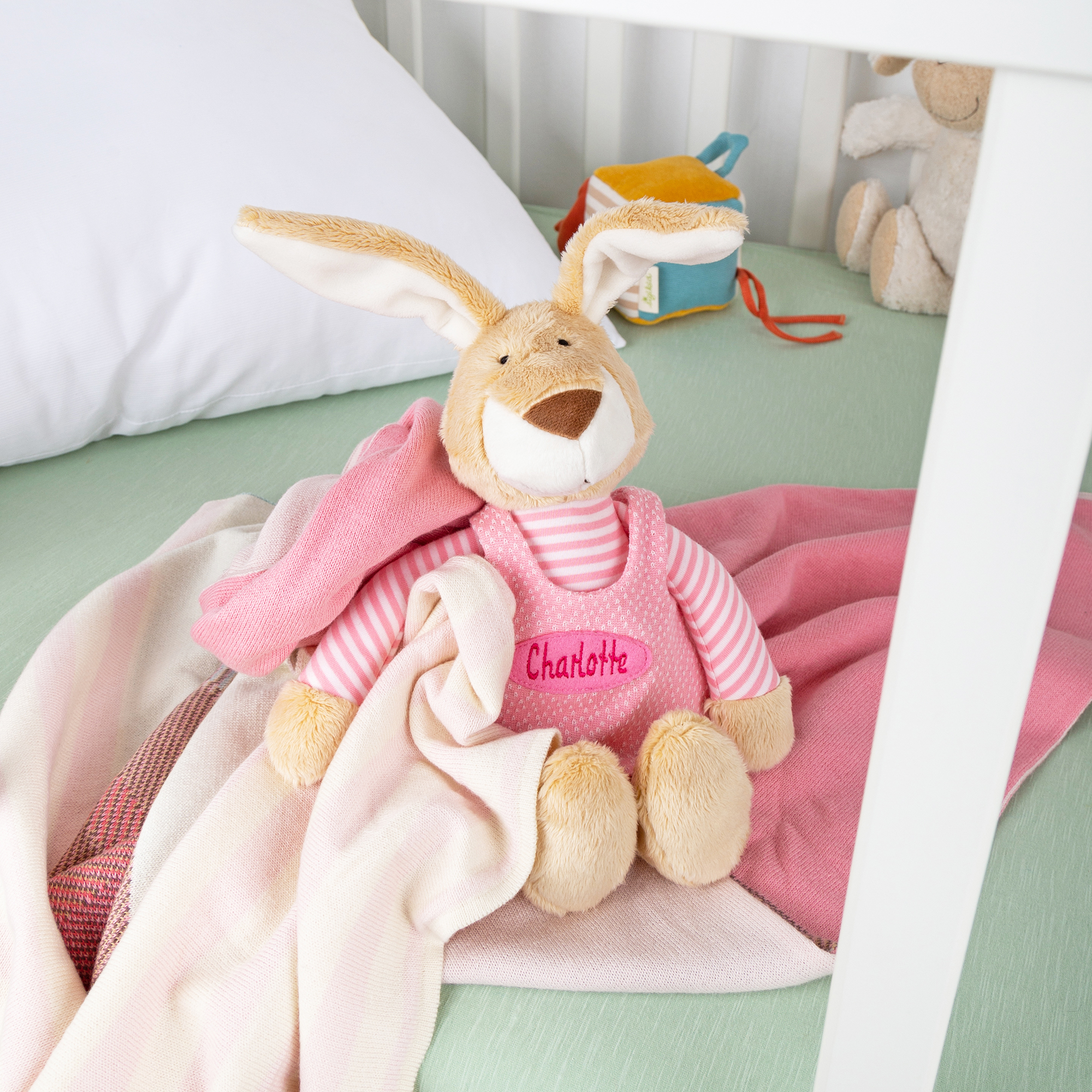 Namensspielfigur Hase rosa