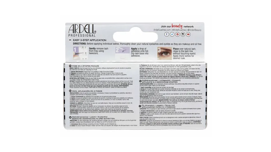 ARDELL Einzelwimpern 3D fauxmink Individuals Medium