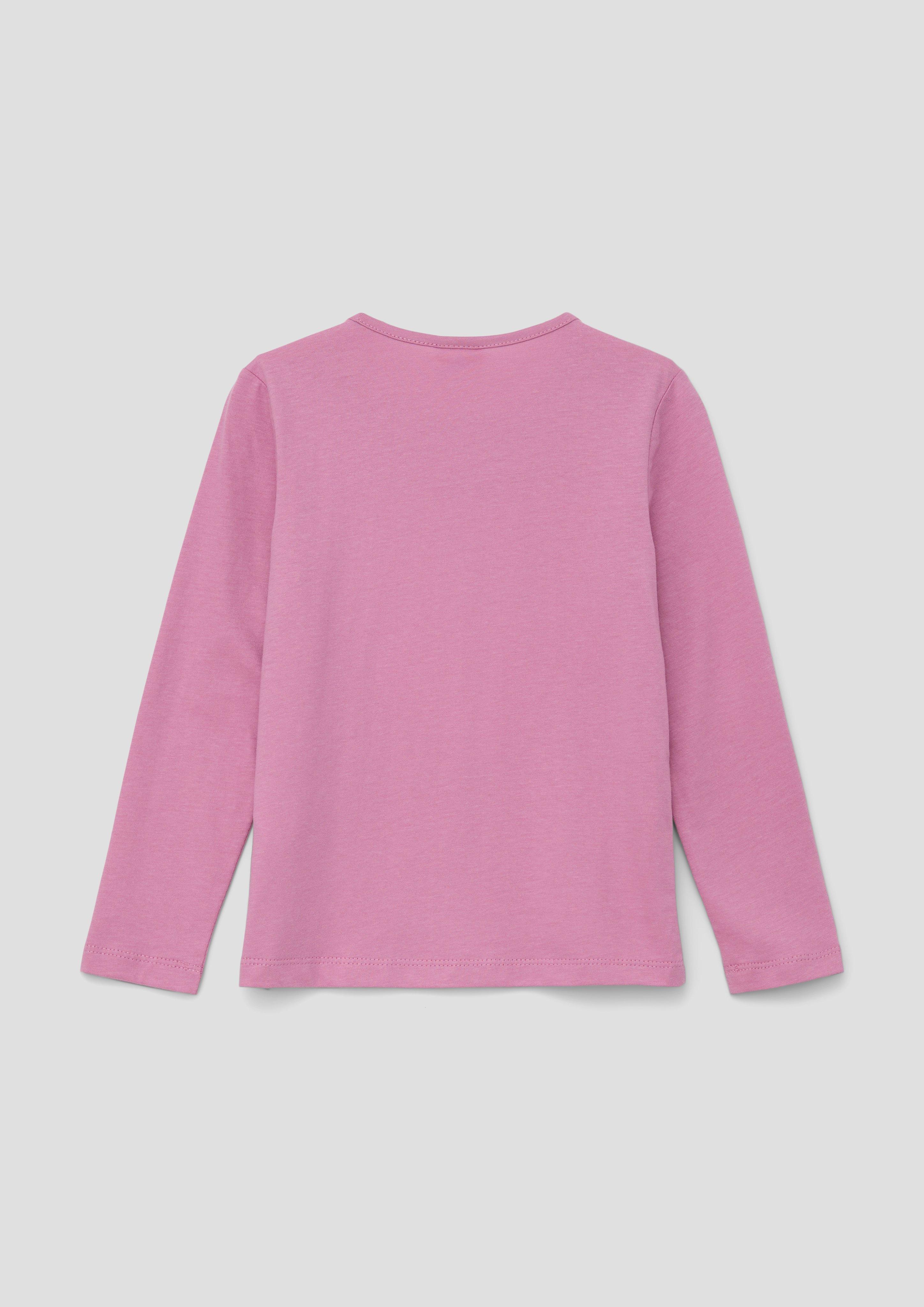 Longsleeve mit Blümchen-Applikation   2140029-4410