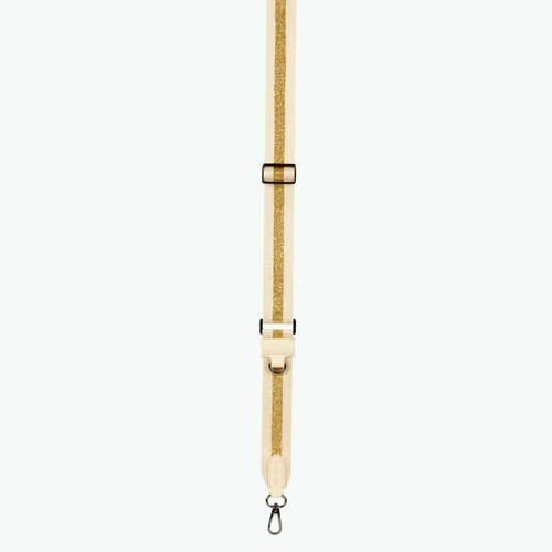 Hamilton cream shoulder strap