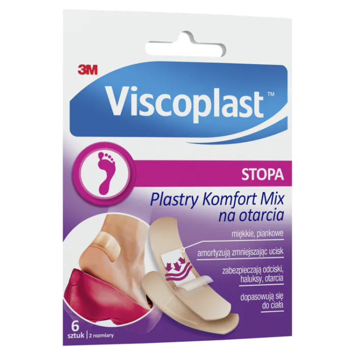 Viscoplast Comfort Mix, curativos antiabrasivos
