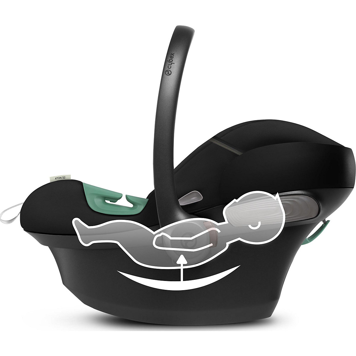 Babyschale ATON S2 i-Size, Moon Black