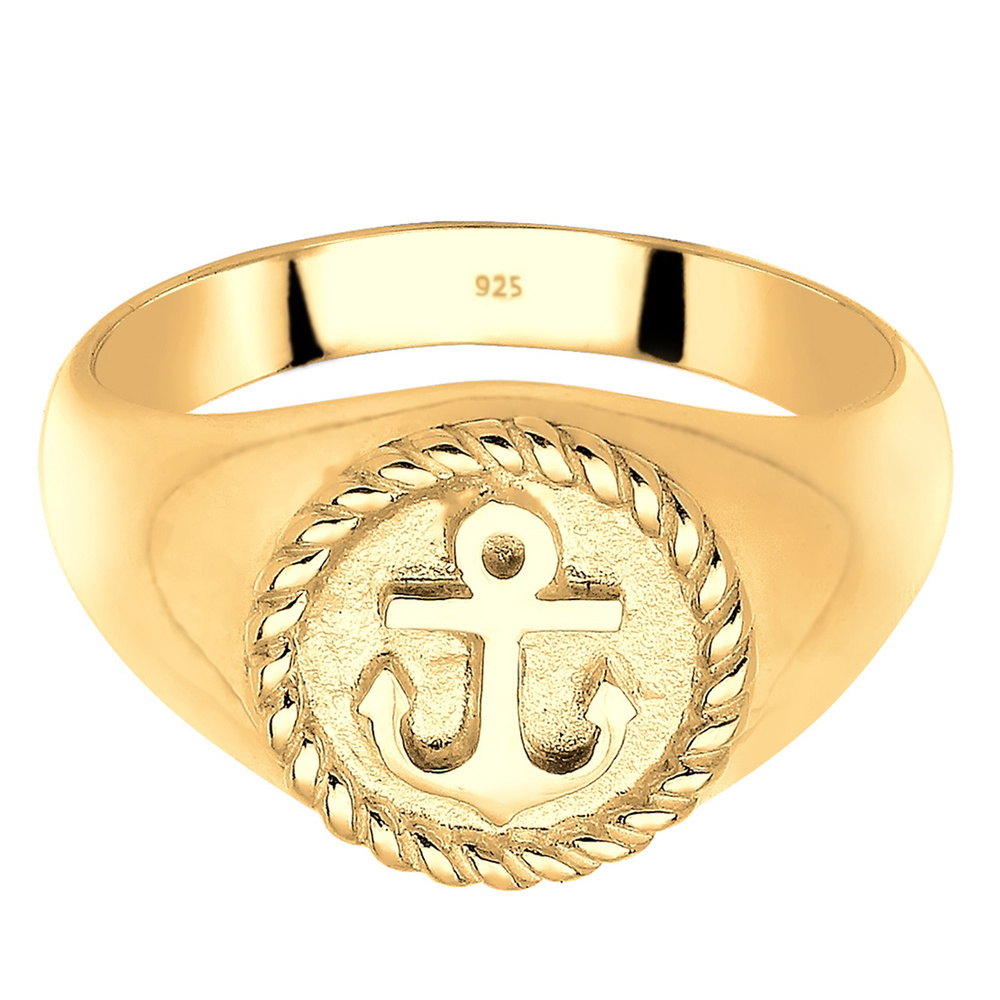 Elli Elli Bague Siegelring 925 Sterling Silber Bague