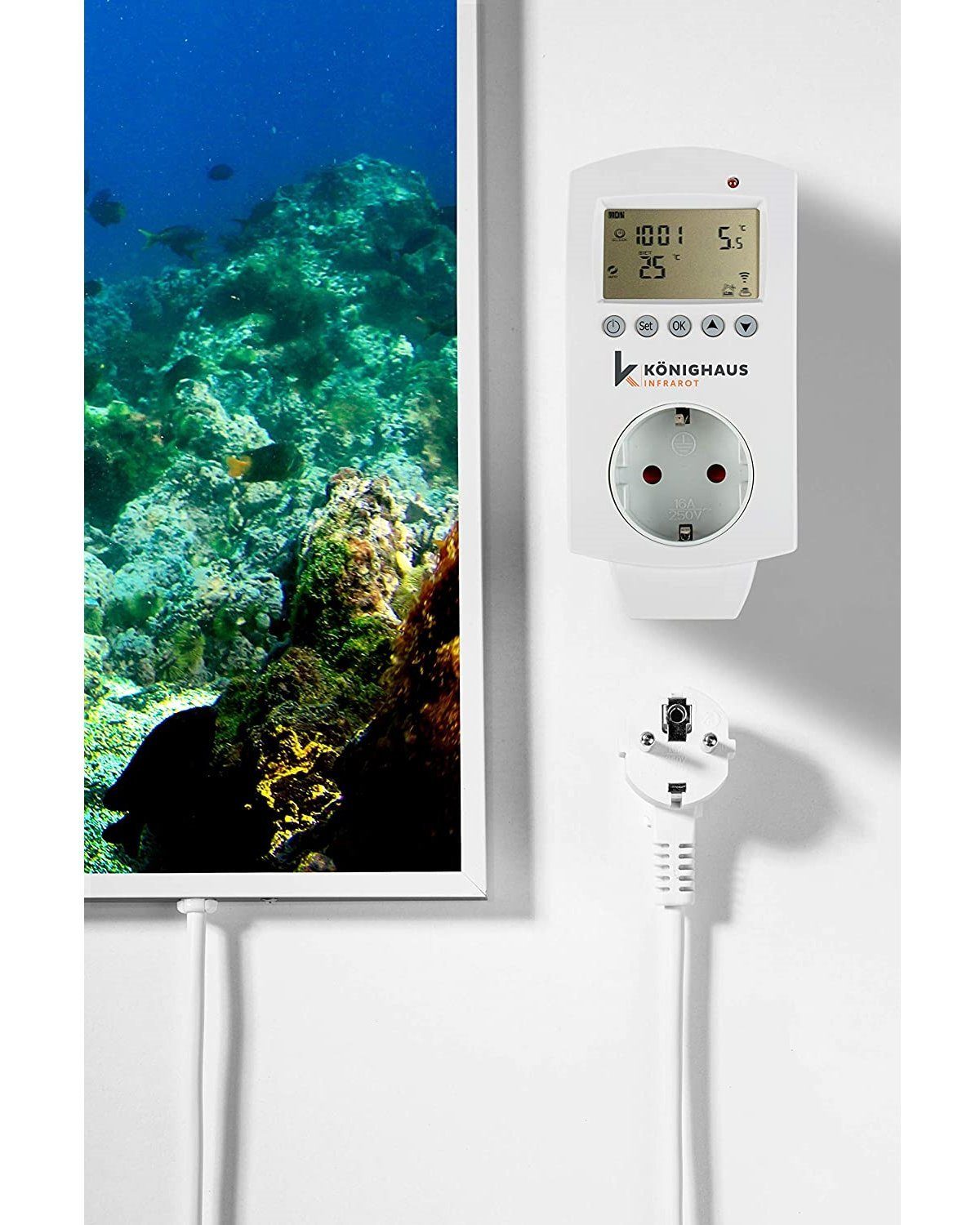 Könighaus Infrarotheizung Bild-Serie 1200W Smart, Made in Germany, angenehme Strahlungswärme, Smart Home