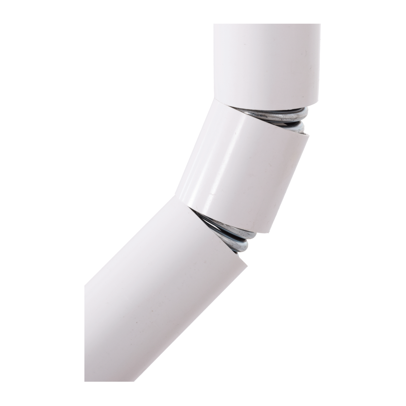 Cawila Eckstange mit Knickelement 185cm | 55mm Weiß