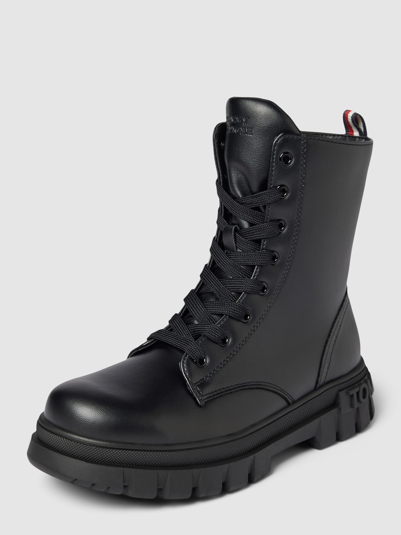 Boots mit Reißverschluss Modell 'MICHIGAN' in schwarz