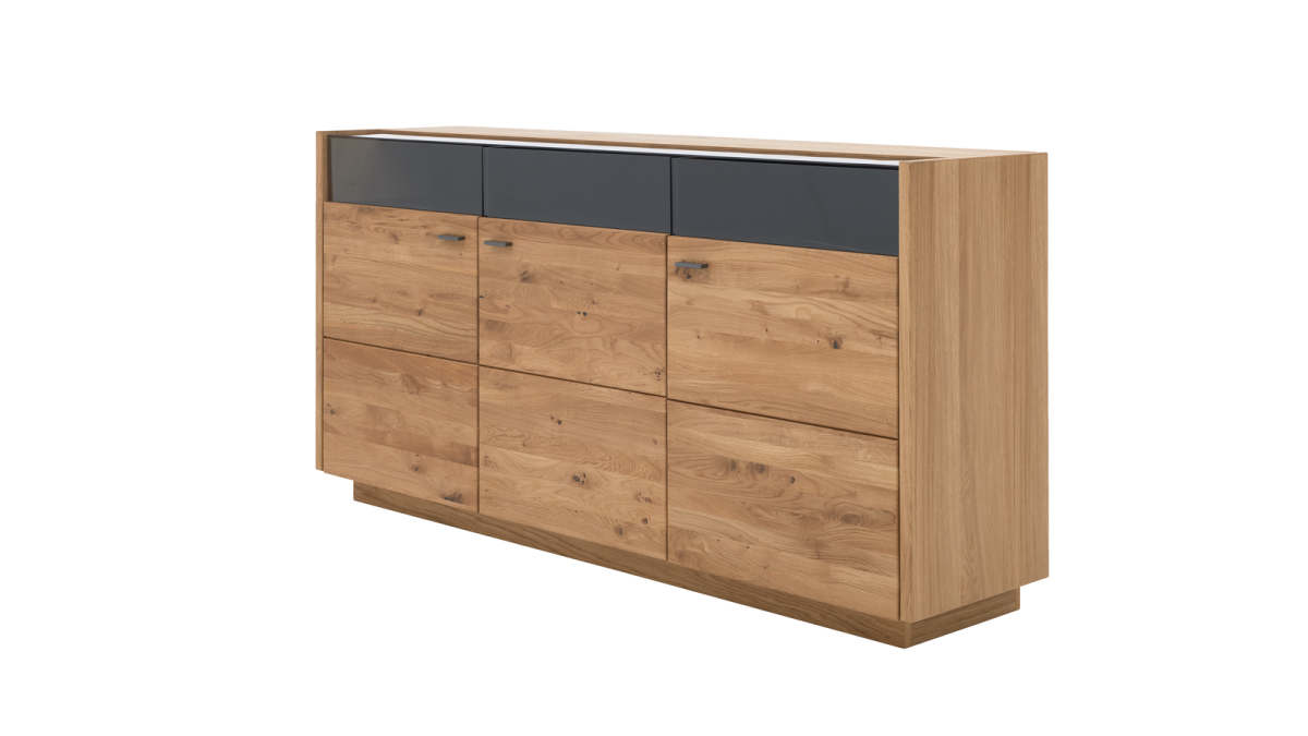 Interliving Sideboard 2027 Asteiche Lamelle massiv