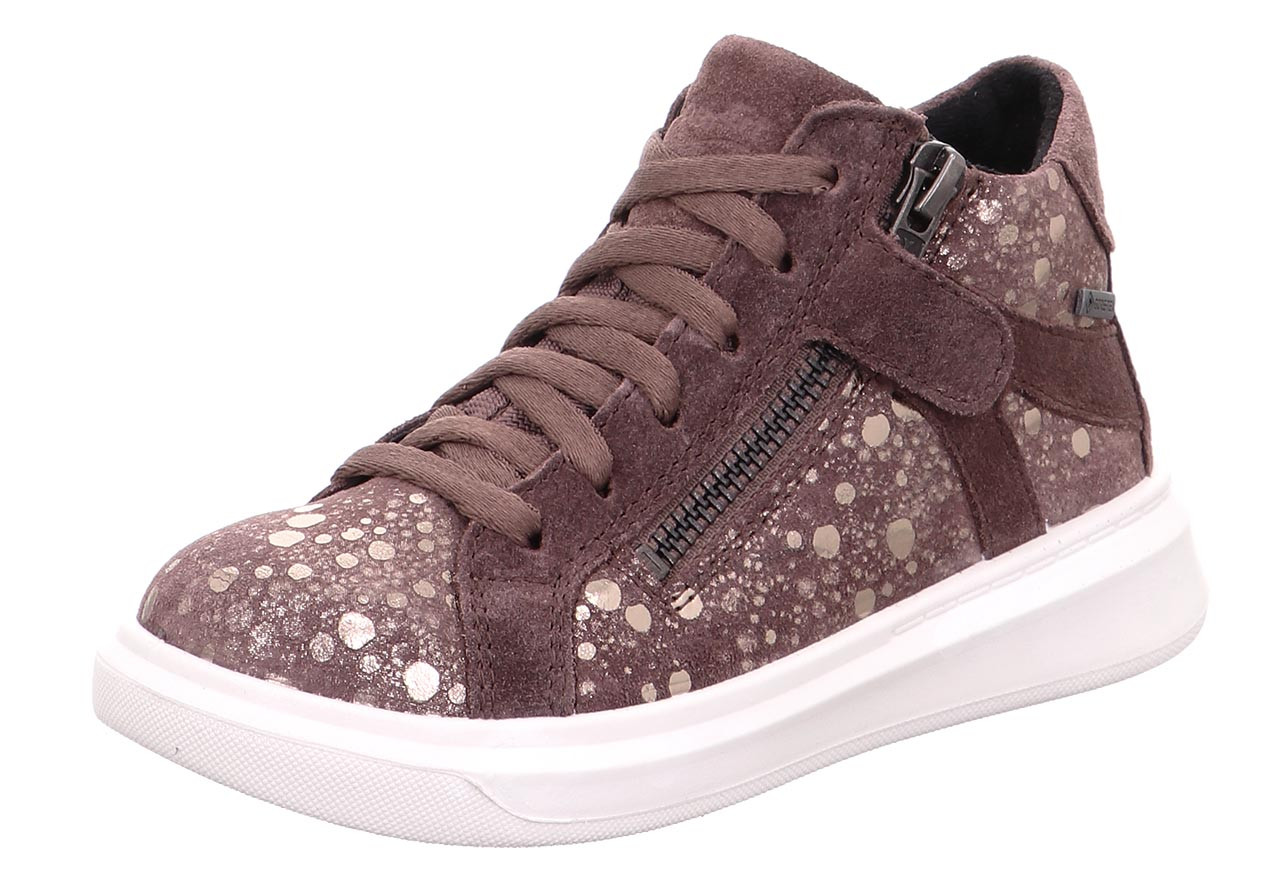 COSMO - Lila/SilberSneaker high mit Reißverschluss