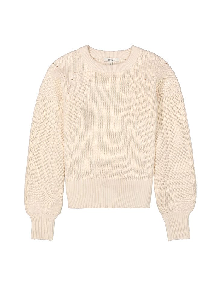 Garcia Pullover in Creme günstig kaufen