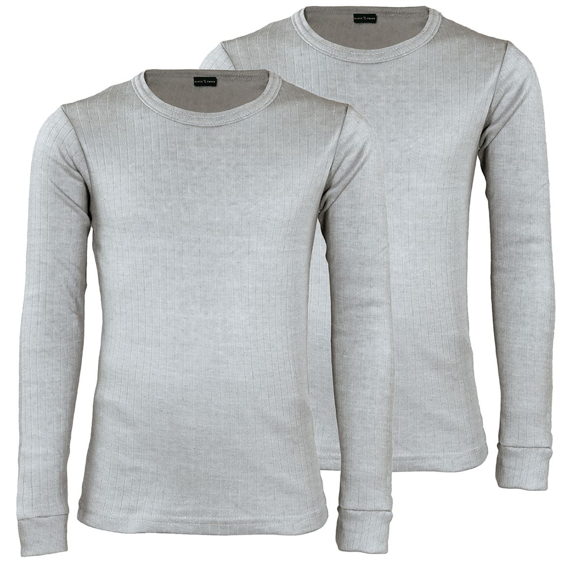 Black Snake Cuddle Grau 2-Pack Kinder Thermoshirt