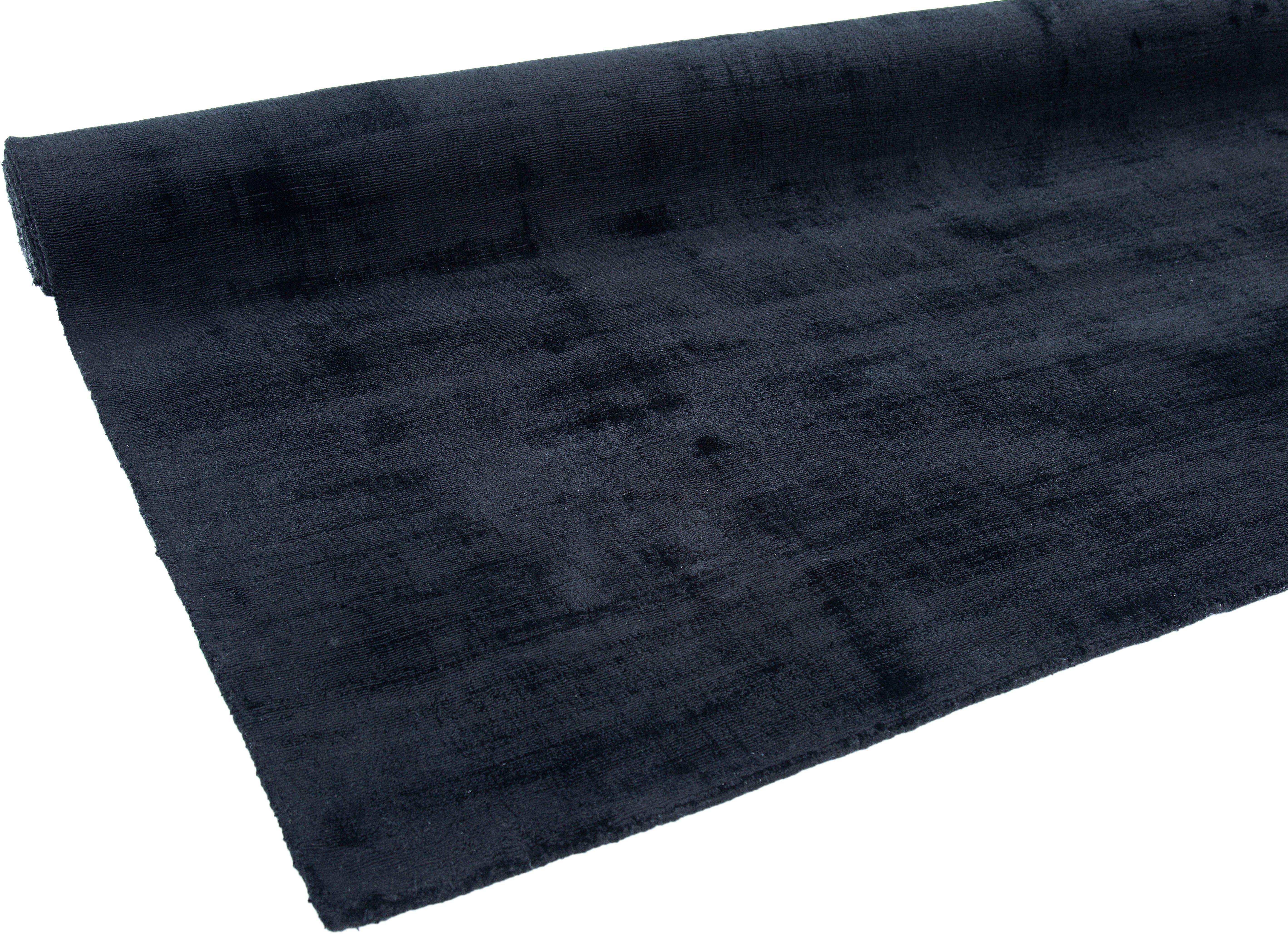 Teppich Soley, Kurzflor-Teppich, Viskose, Leonique, rechteckig, Höhe: 12 mm, Seiden-Optik, Handweb Teppiche, Wohnzimmer, Schlafzimmer, Esszimmer