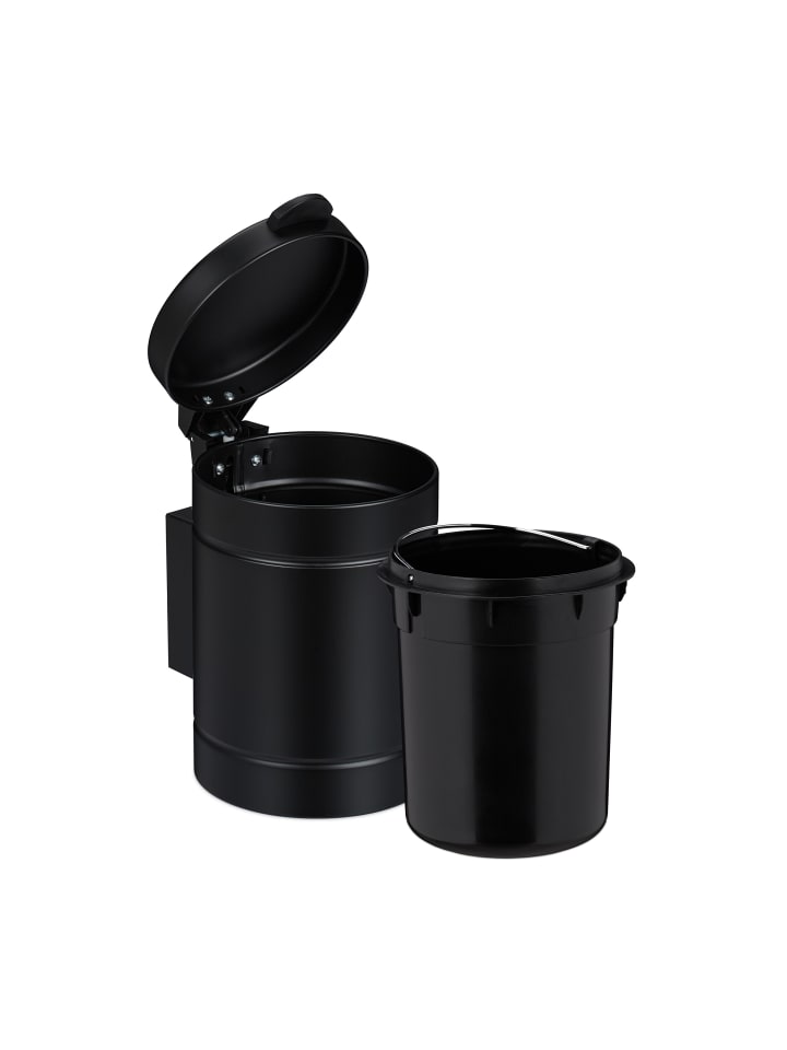 relaxdays Kosmetikeimer in Schwarz - 3 Liter günstig kaufen onesize