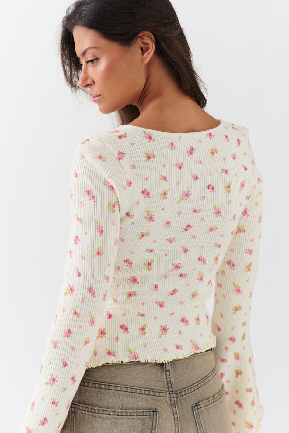 Knitted babylock top
