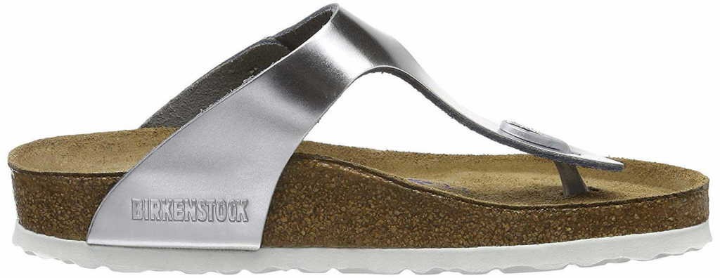 BIRKENSTOCK Zehentrenner silber