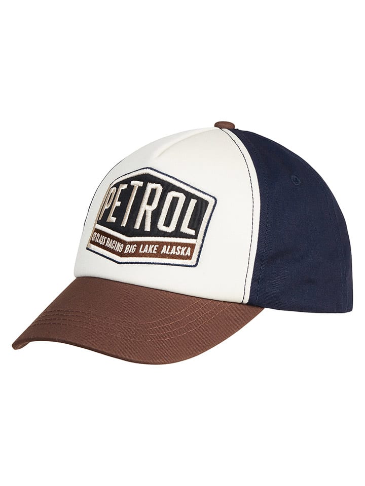 Petrol Industries Cap in Hellbraun/ Dunkelblau/ Weiß günstig kaufen onesize
