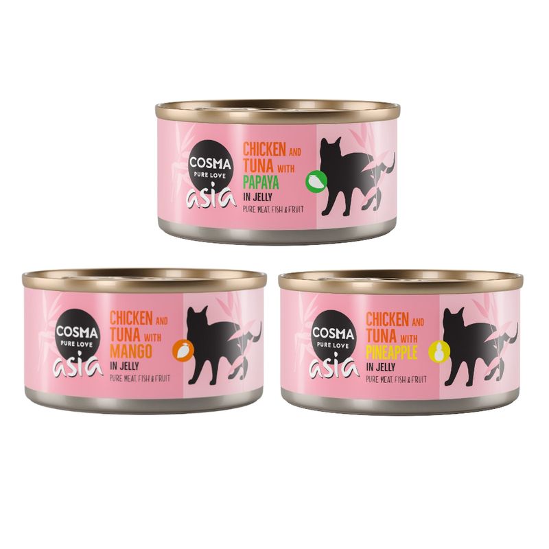 Sparpaket Cosma Asia Fruits 24 x 170 g zu TOP-Preisen | bitiba %