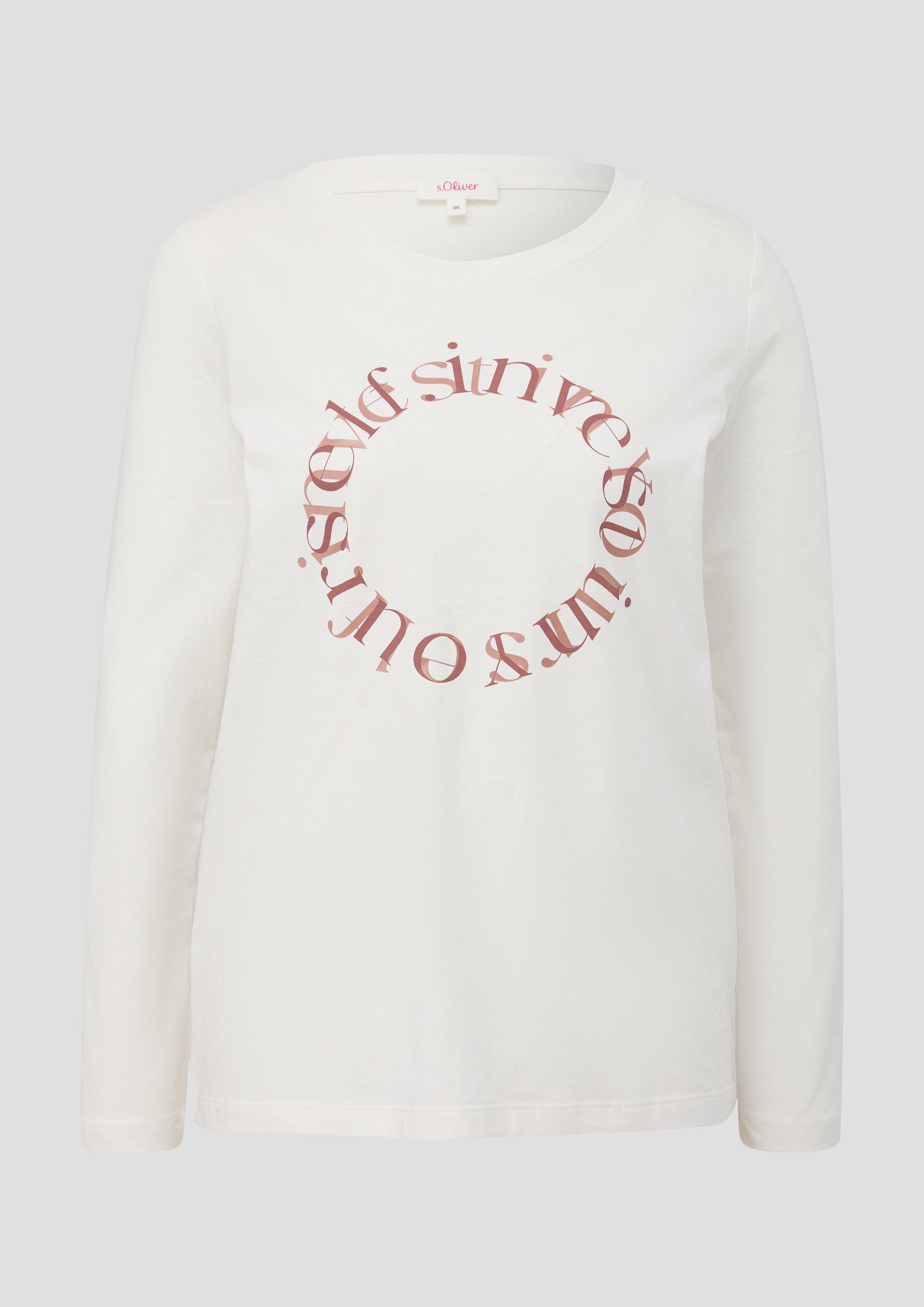 Longsleeve mit Statement-Print  2137221-02D0