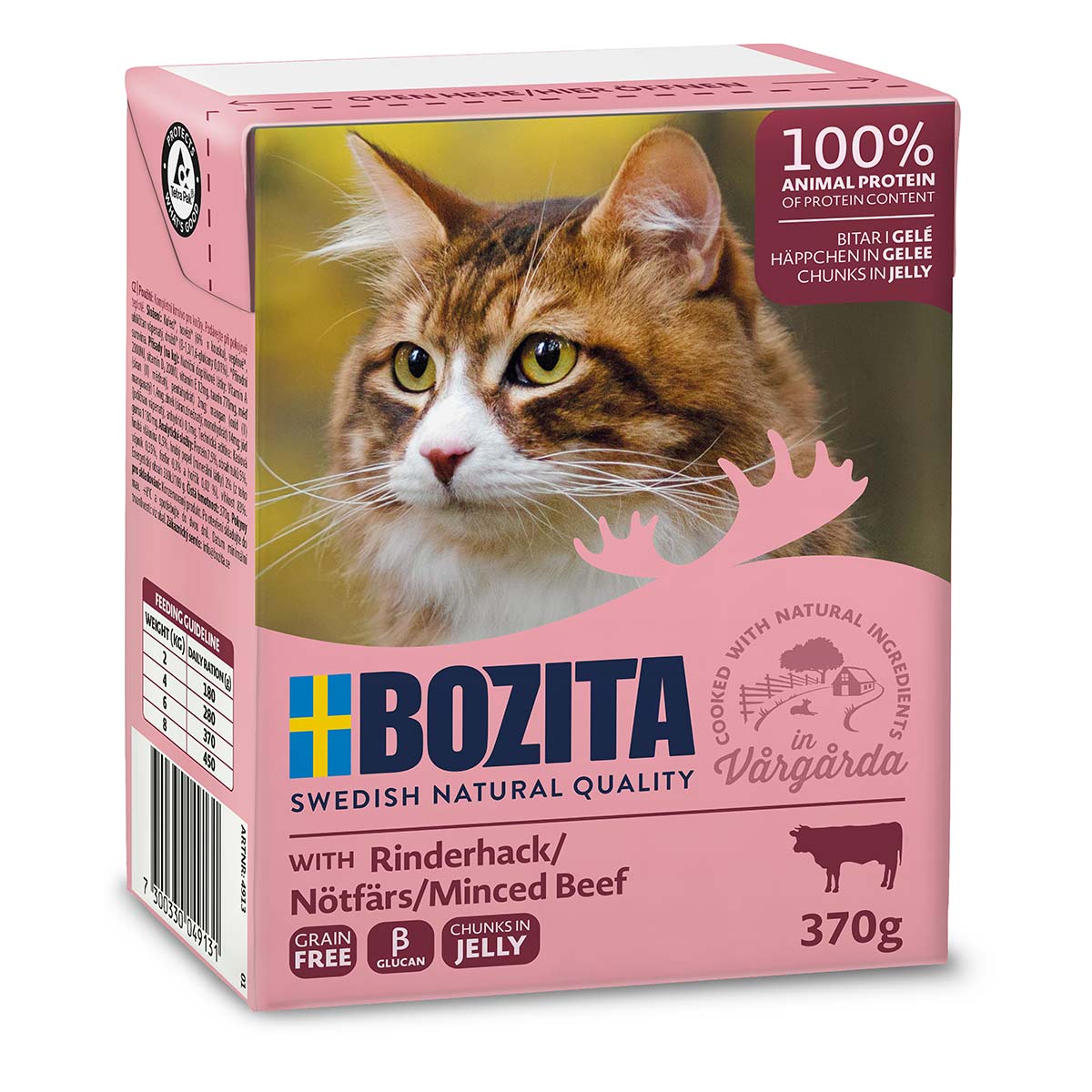 Bozita Tetra Häppchen in Gelee mit Rinderhack kaufen bei ZooRoyal