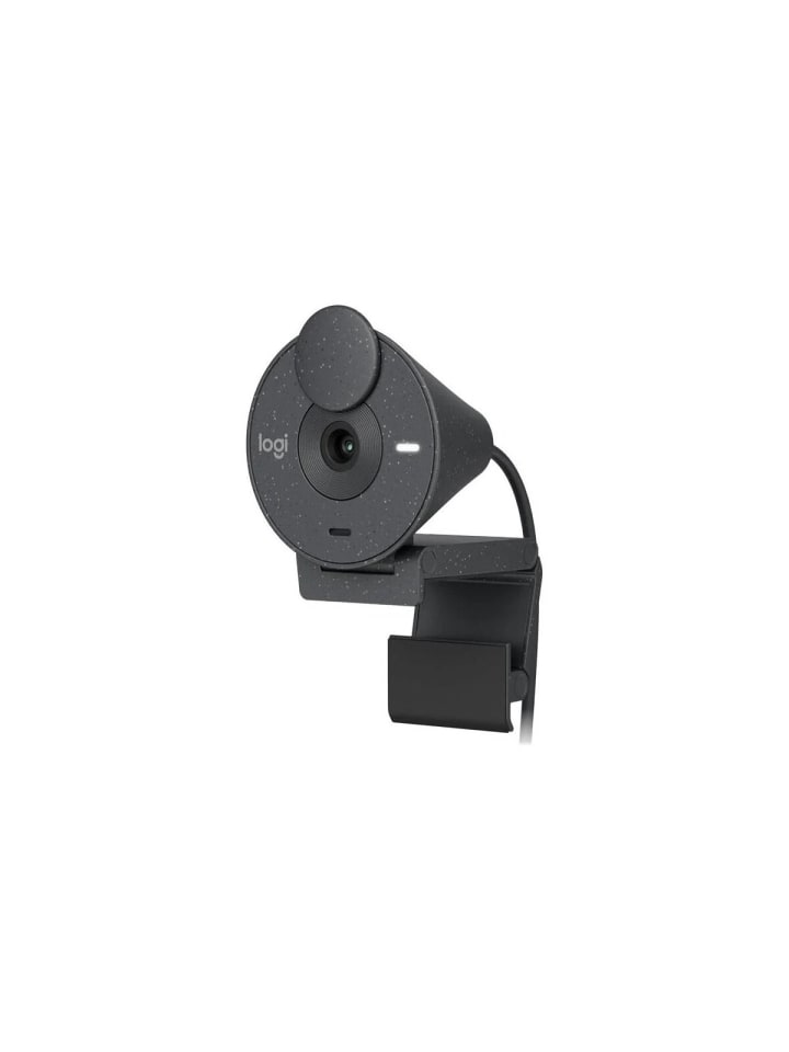 Logitech Full HD 1080p Logitech Webcam BRIO 305 mit integrierter Abdeckblende in Grau günstig kaufen onesize