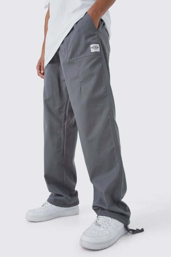 Tall elastische lockere Ripstop Hose mit Etikett