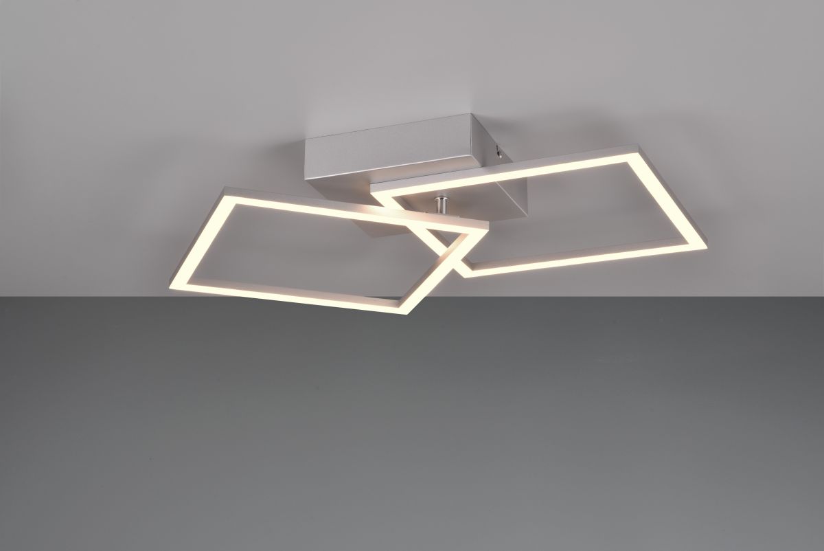 Reality Leuchten LED Deckenleuchte Trail Titan 45 cm