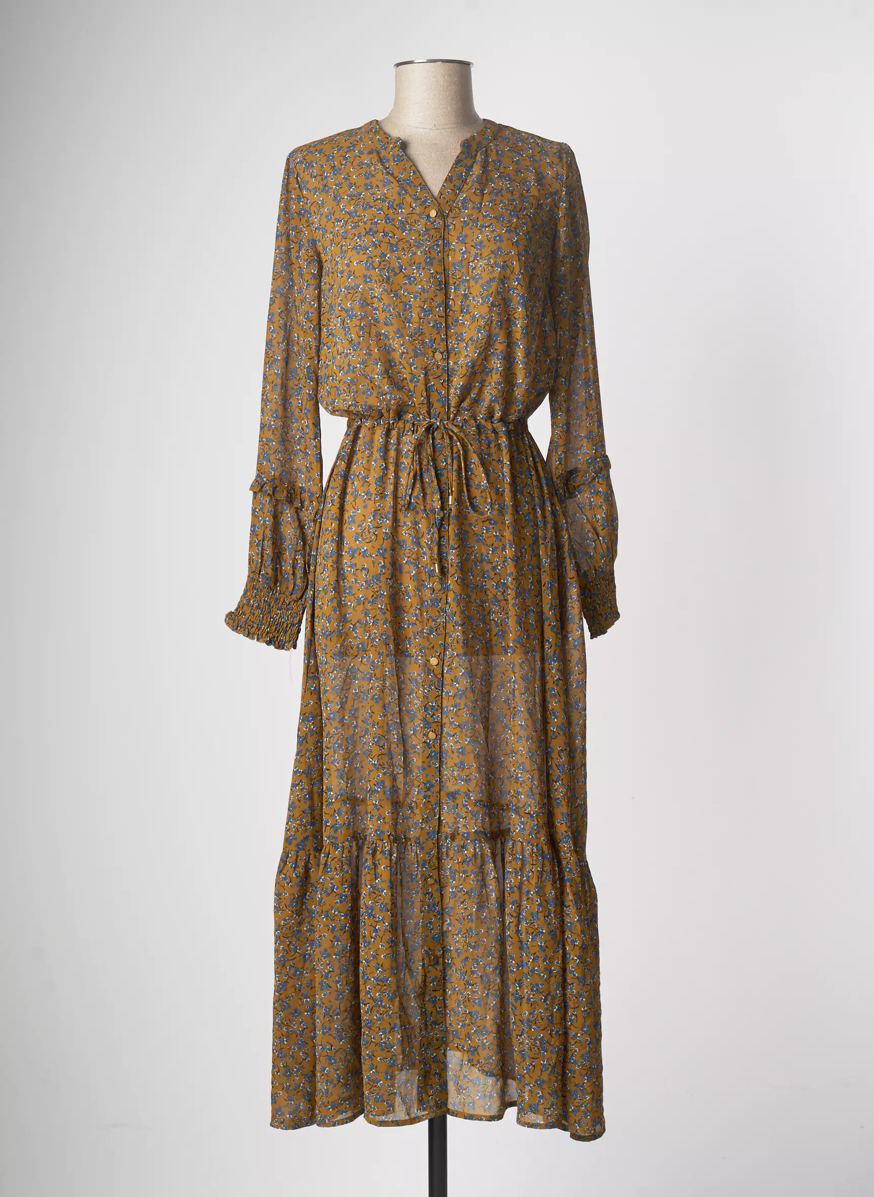Fransa Robes Longues Femme couleur marron