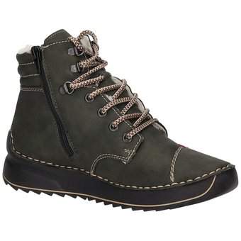 Rieker Schnürstiefelette in grün