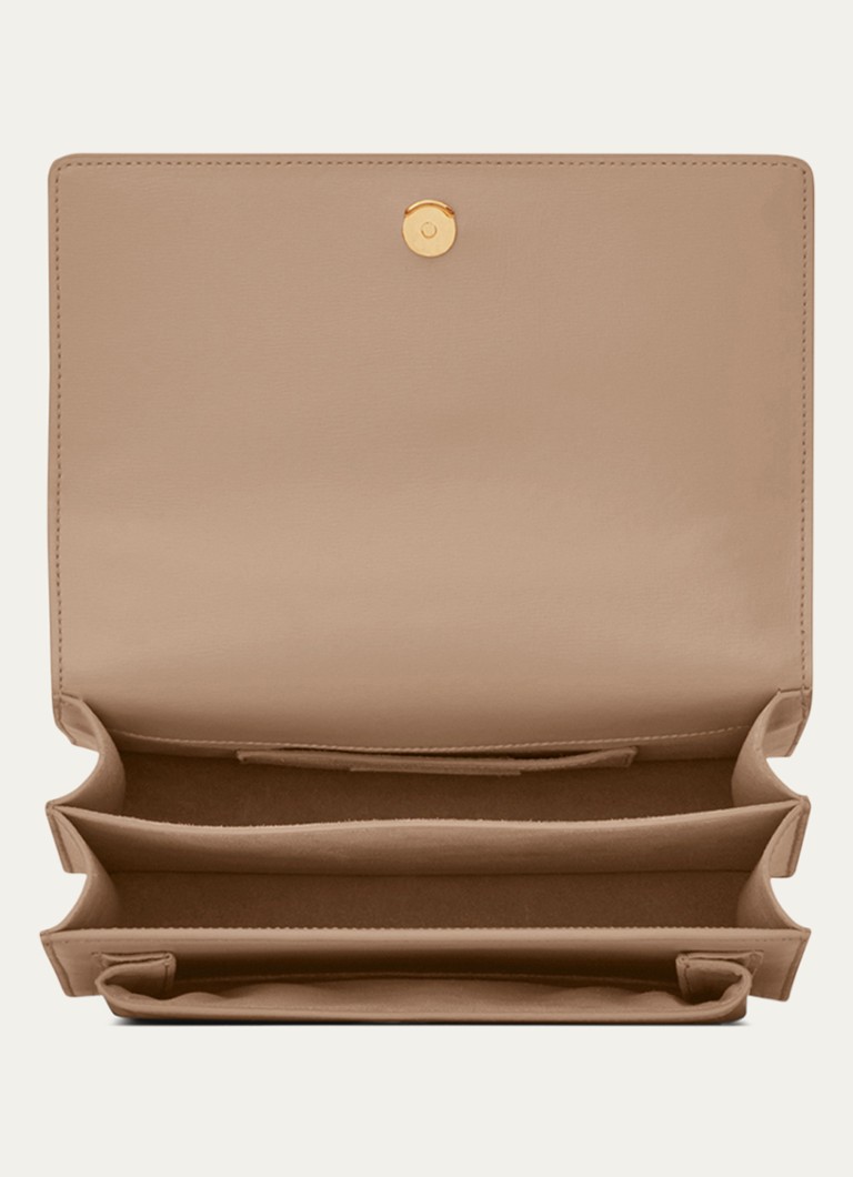 Borsa a tracolla media Saint Laurent Sunset in pelle di vitello